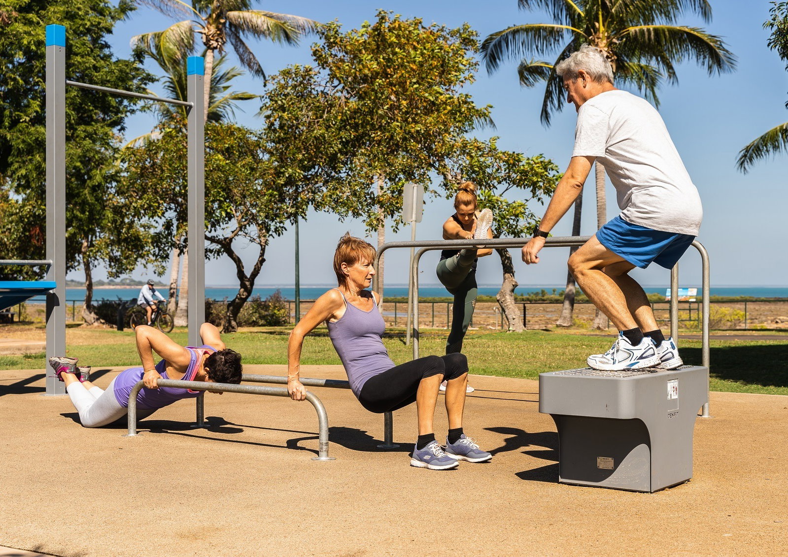 Denfit outdoor fitness equipment outdoor fitness equipment for seniors