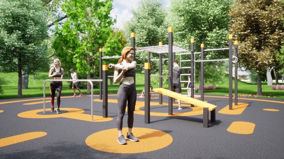 outdoor fitness park inspiration