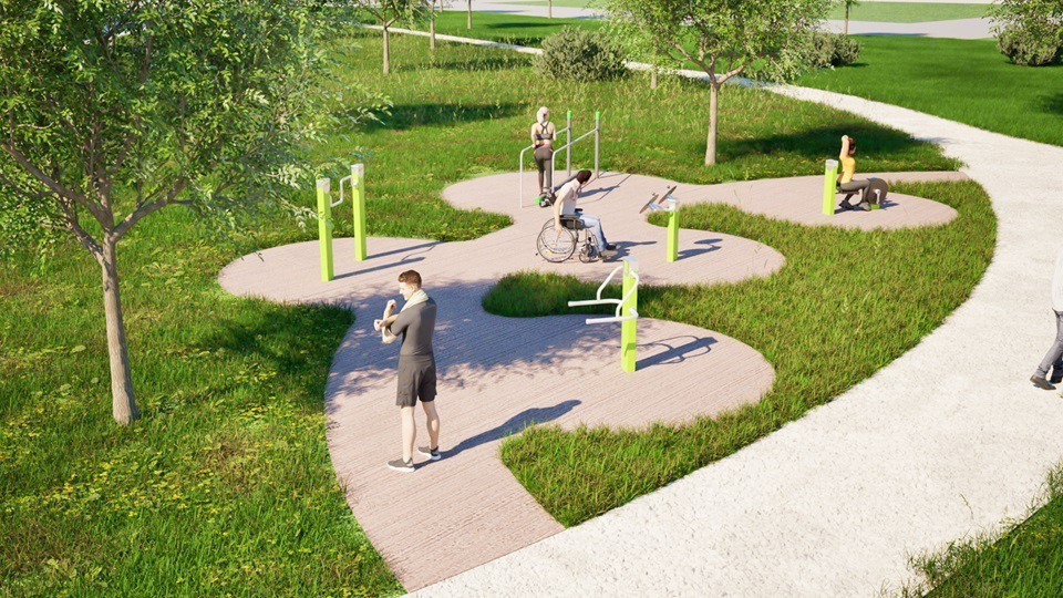outdoor fitness park inspiration