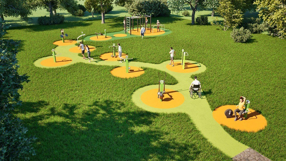 outdoor fitness park inspiration