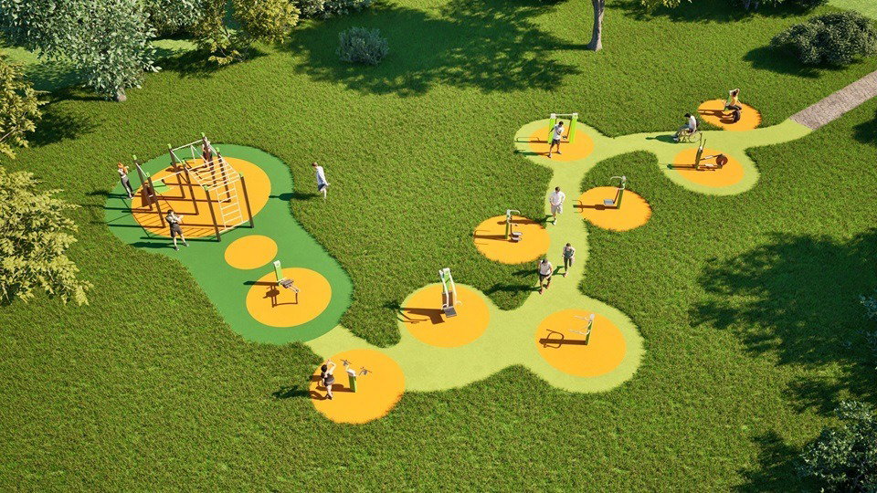 outdoor fitness park inspiration