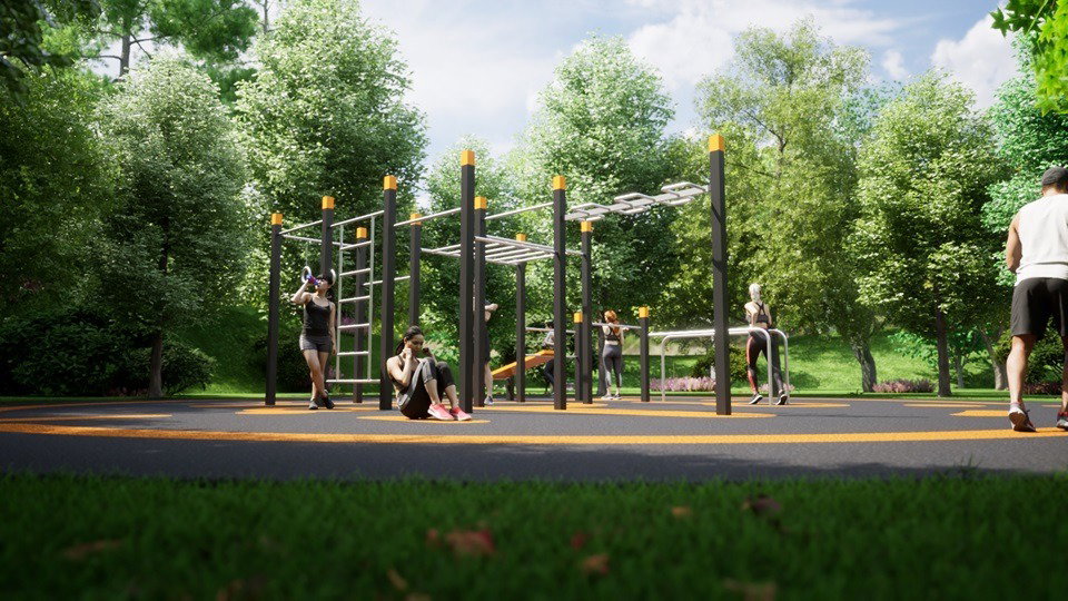 outdoor fitness park inspiration