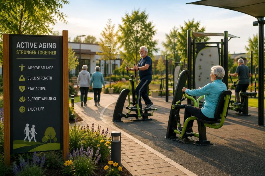 Senior Living Outdoor Fitness